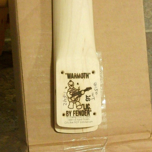 Warmoth Strat Modern 16 radius thin Maple CBS Head 6150 Speed Stratocaster neck