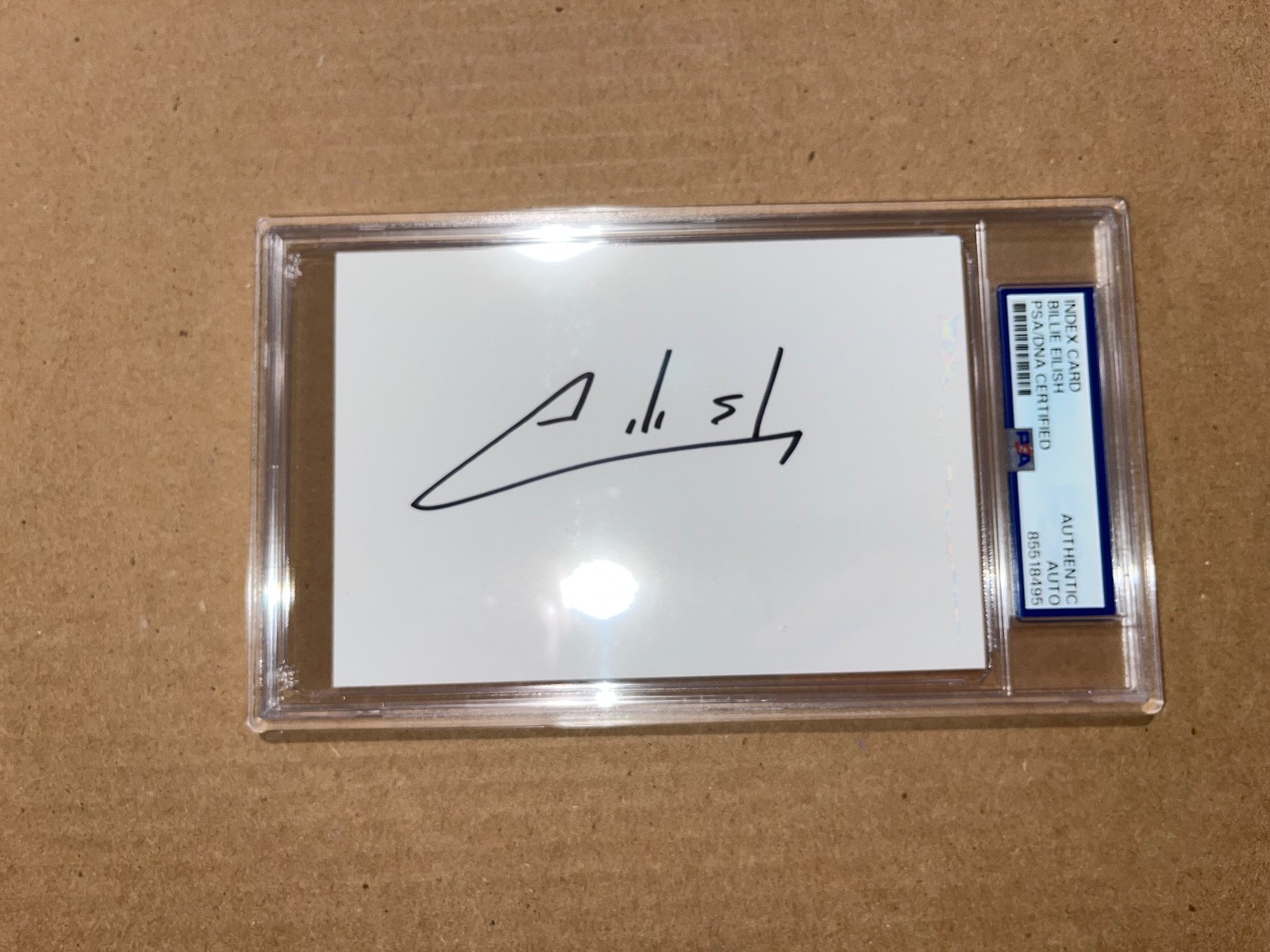 Billie Eilish Signed Autographed PSA/DNA Slab Slabbed Encapsulated Autograph