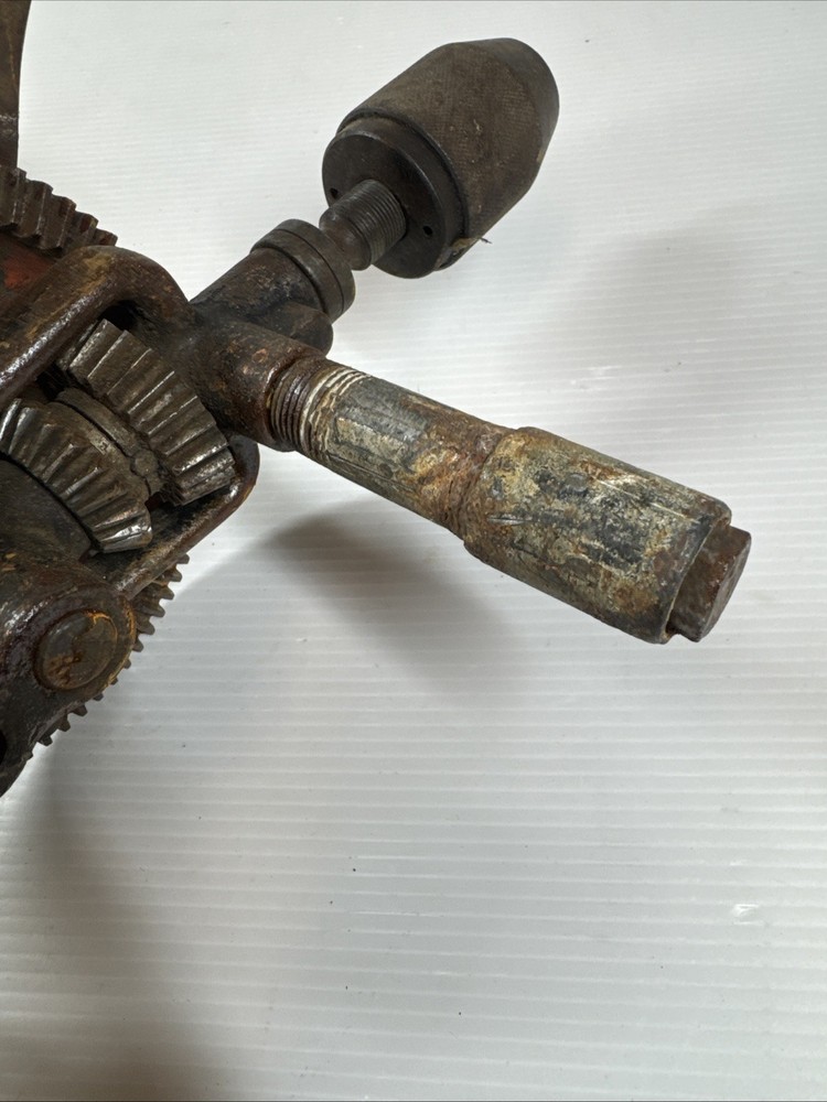 Vintage Goodell Pratt Toolsmiths No. 0477 Breast Drill, 2-speed Needs Work