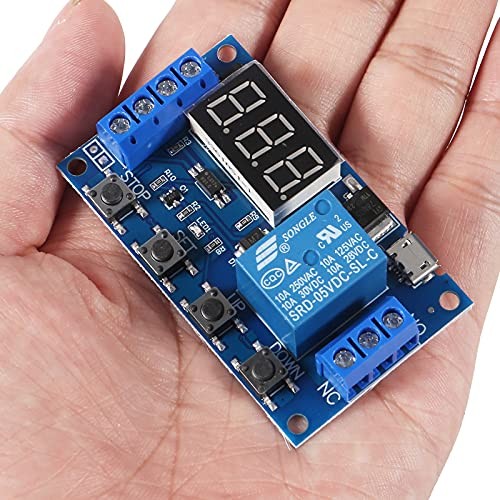DC 6-30V Timer Relay Programmable Delay Relay Module Cycle Timer with LCD 10pcs