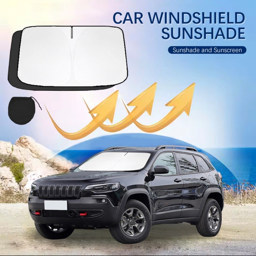 Foldable Car Windshield Sun Shade Cover Front Window For Jeep Grand Cherokee