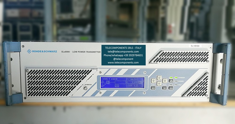 100 watt UHF Rohde & Schwarz TV transmitter Digital 100W SLV8100
