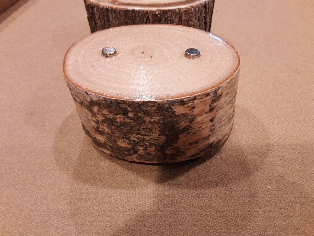 KNIFE DISPLAY STANDS, LILAC & BIRCH. (2-pcs)