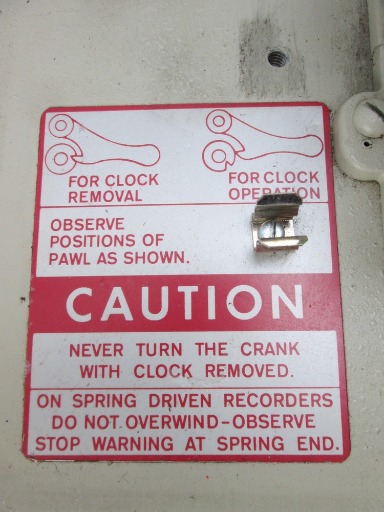 Leupold & Stevens Instrument Clock Pawl Spring Driven Recorder Encoder SKUF GS