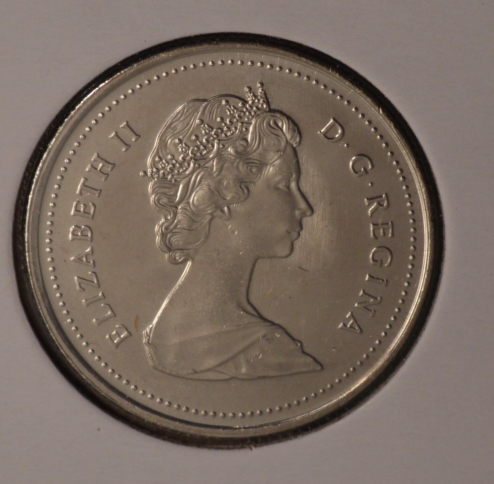 1987 Canada 25 Cents - UNCIRCULATED