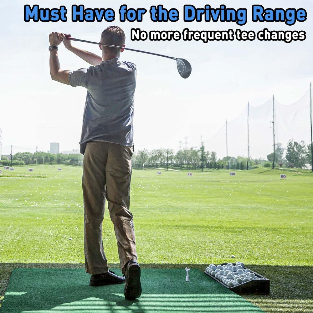 Adjustable Golf Tees, Durable Golf Tees for Men, 3 Pack, White