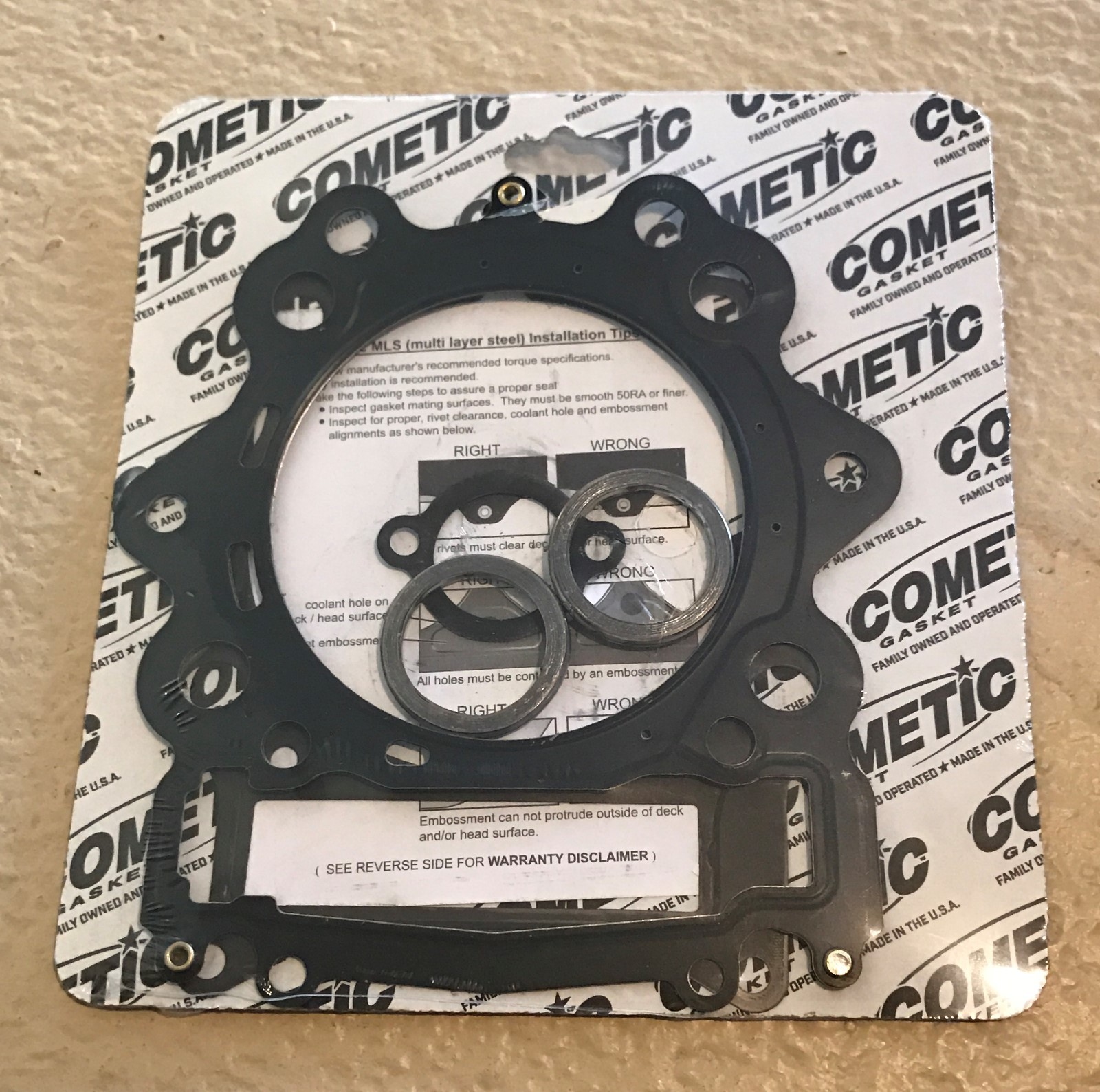 Yamaha Raptor 700 102mm Stock Standard Bore Cometic Top End Gasket Kit Set C3142