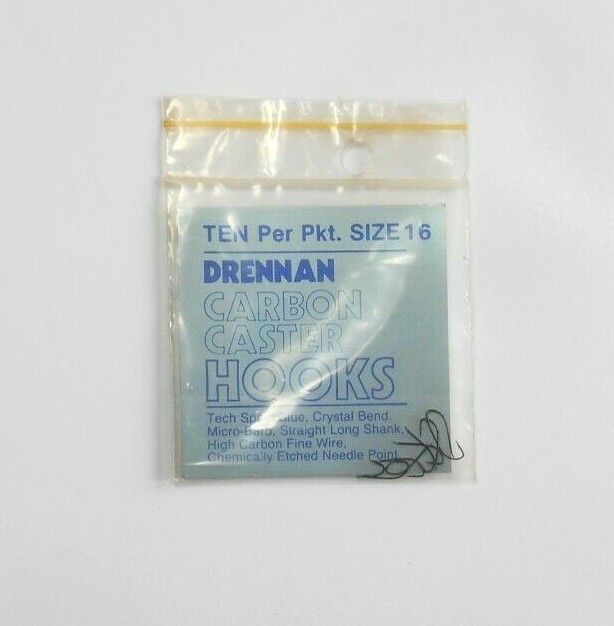 Drennan - Carbon Caster Micro Barb Hooks - Various Sizes Available
