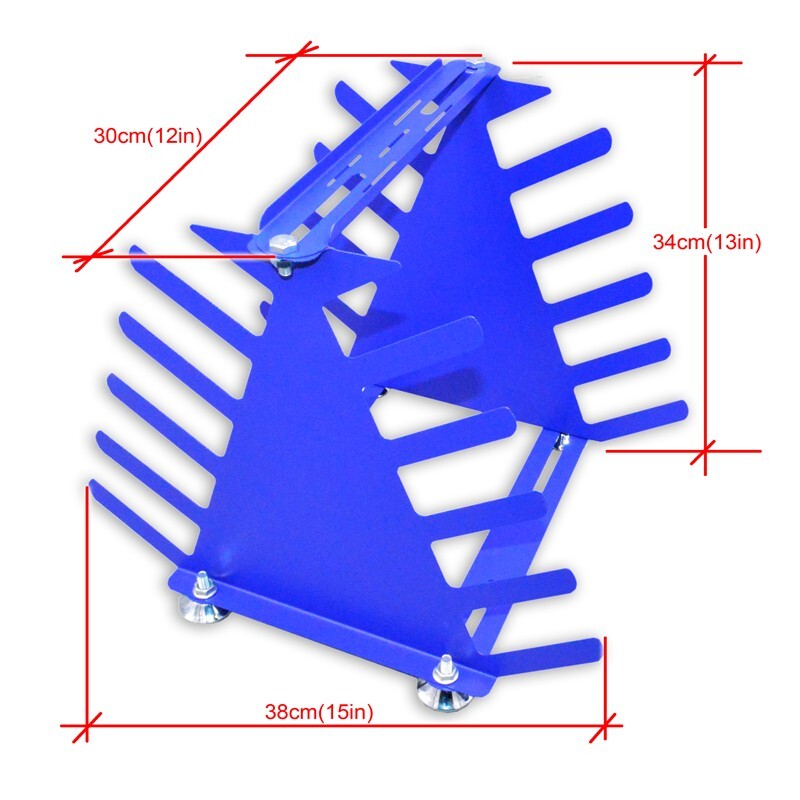 5 Layers Screen Printing Squeegee Rack Squeegee Shelf Ink Knife Place Desktop