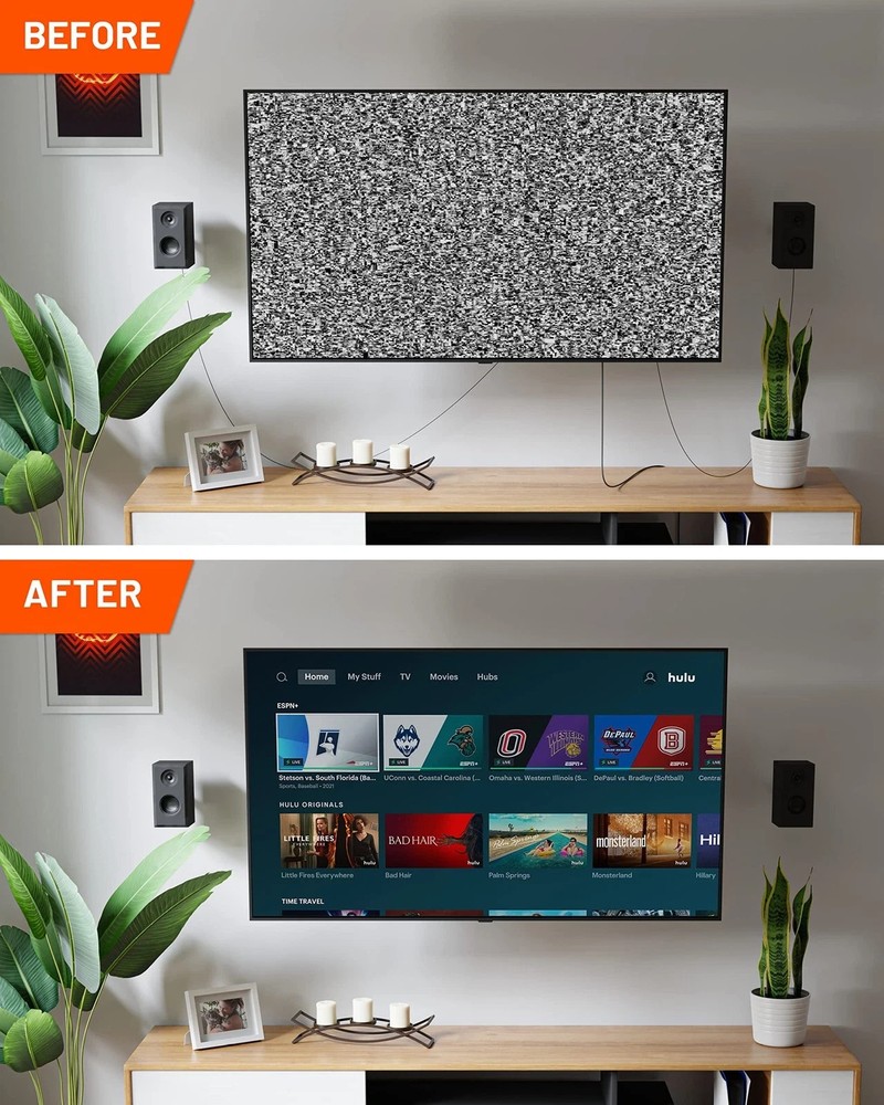 ECHOGEAR Wall Cable Hiders Cord Management 2.25" Mini w/Drill Hole Tool - 2 Pack