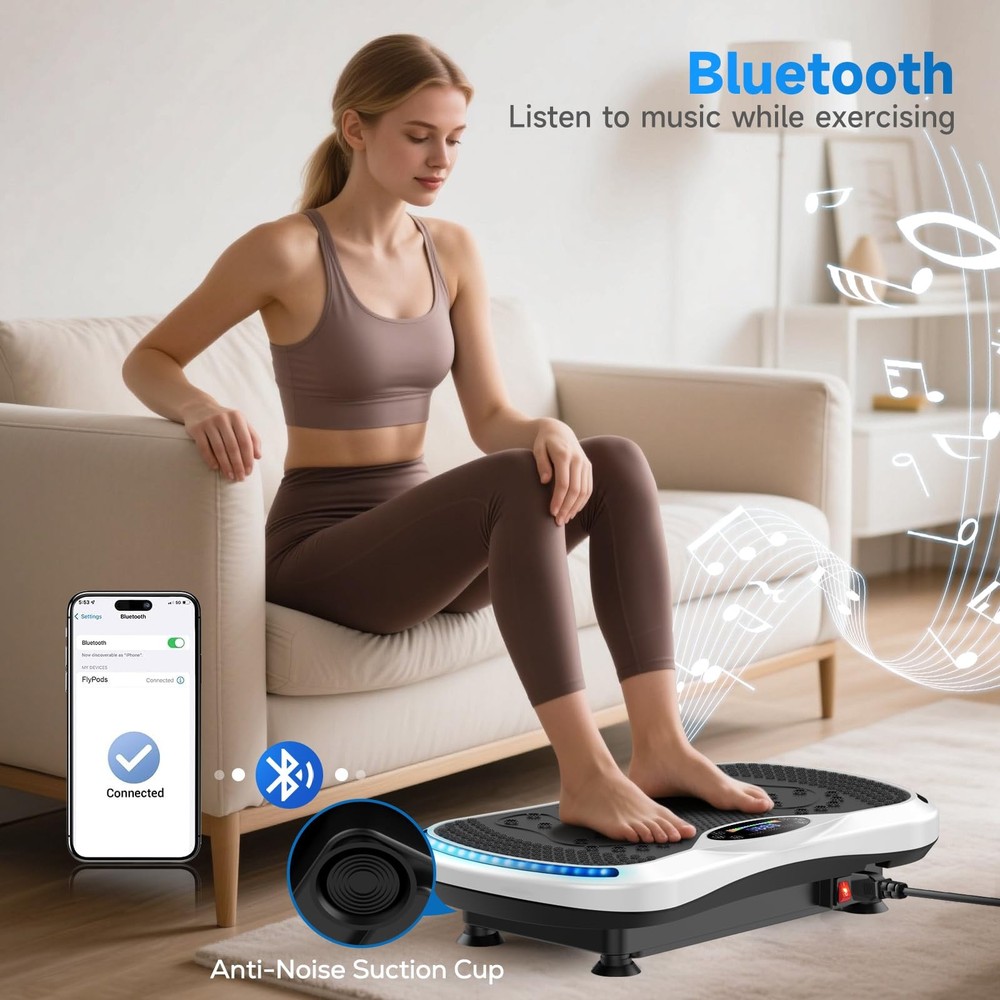 Vibration Plate Exercise Machine for Lymphatic Drainage, Vibration Machine fo...