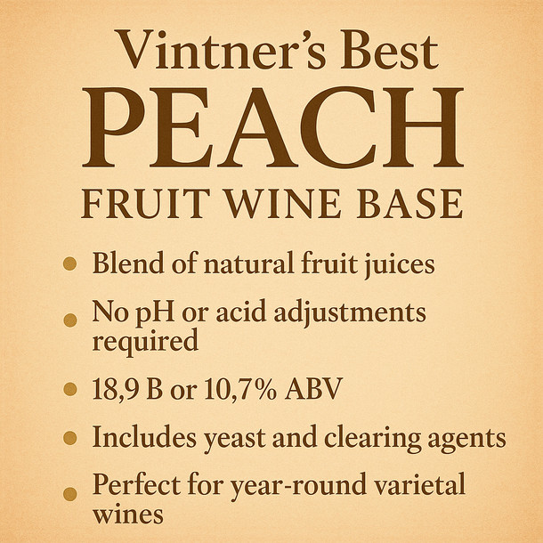 LD Carlson Vintner's Best Peach Fruit Wine Base