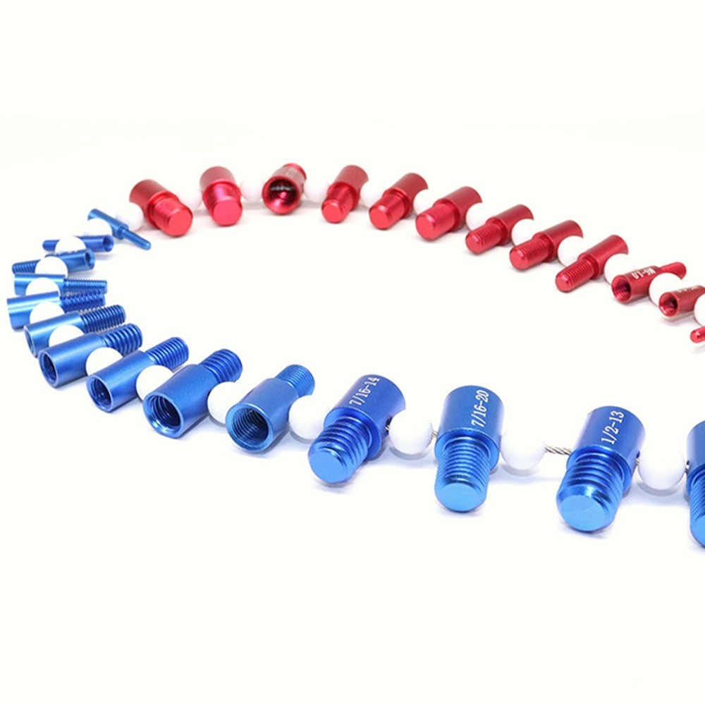 Nut and Bolt Thread Checker Inch & Metric Thread Gauge Nut and Bolt Size Gauge N