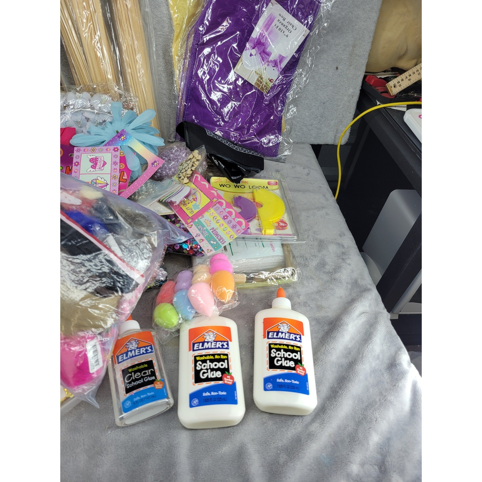 13lbs Craft Supplies Lot Assorted Art Decor Party Supplies Decorating Projects