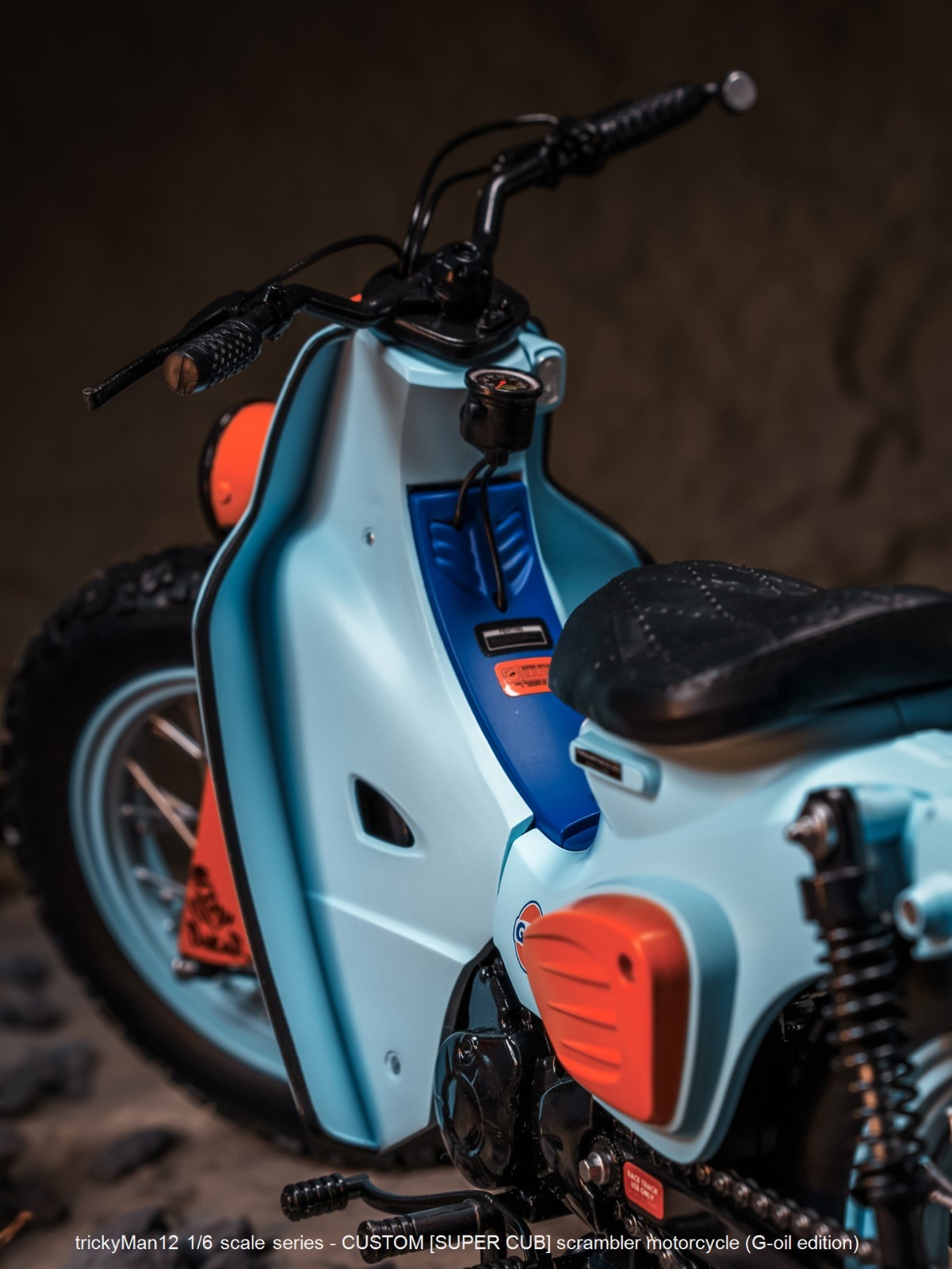 trickyMan12 1/6 [SUPER CUB] scrambler motorcycle CULF2