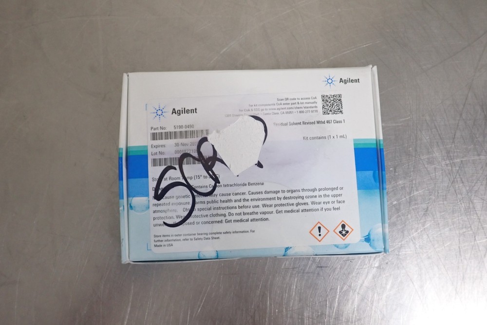 Agilent Technologies 5190-0490 Residual Slvnt Revised Method 467 Kit - NEW