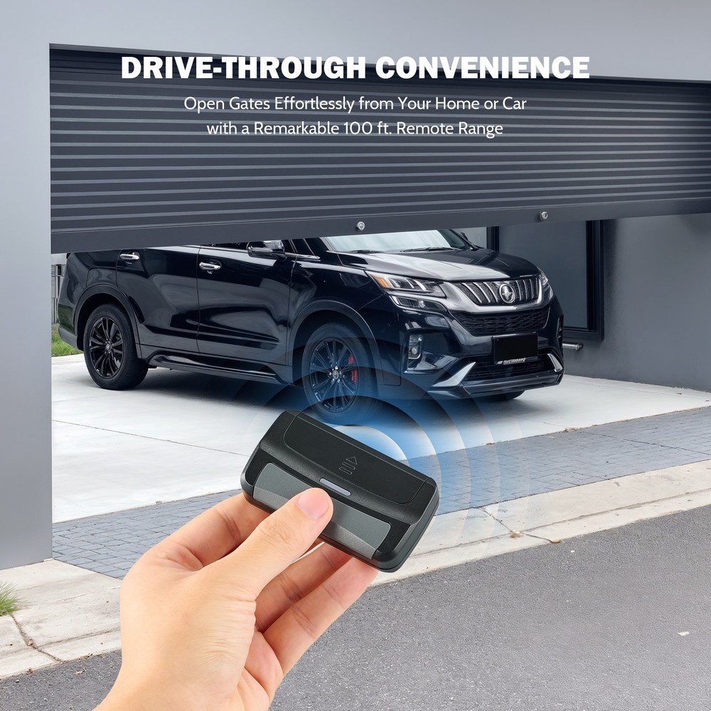 Zumi Garage Door Opener Remote Control Clicker 1 Button Visor Remote Control