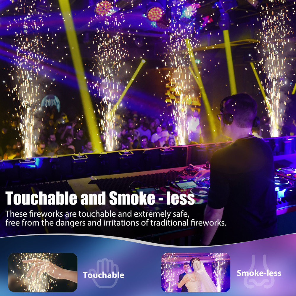 700W Cold Spark Machine DMX Stage Effect Firework Machine For Wedding Party Show