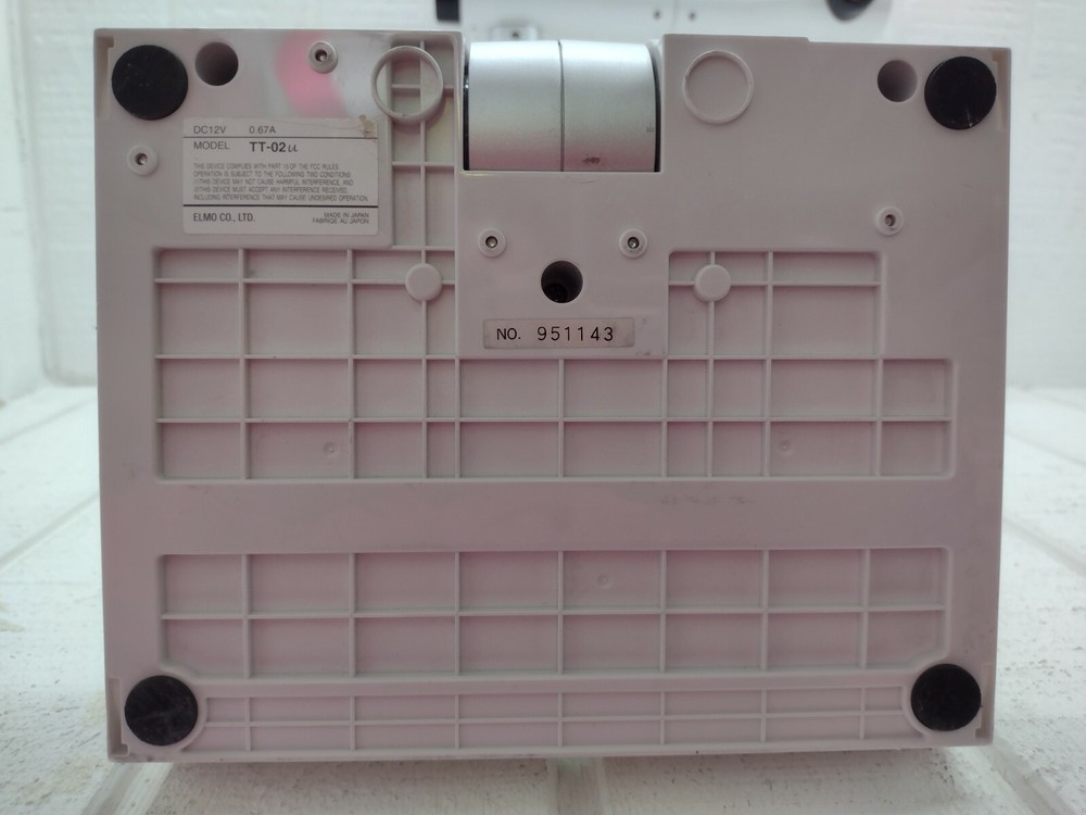 Elmo TT-02u Digital Document Camera Visual Presenter 5.3x Optical Zoom