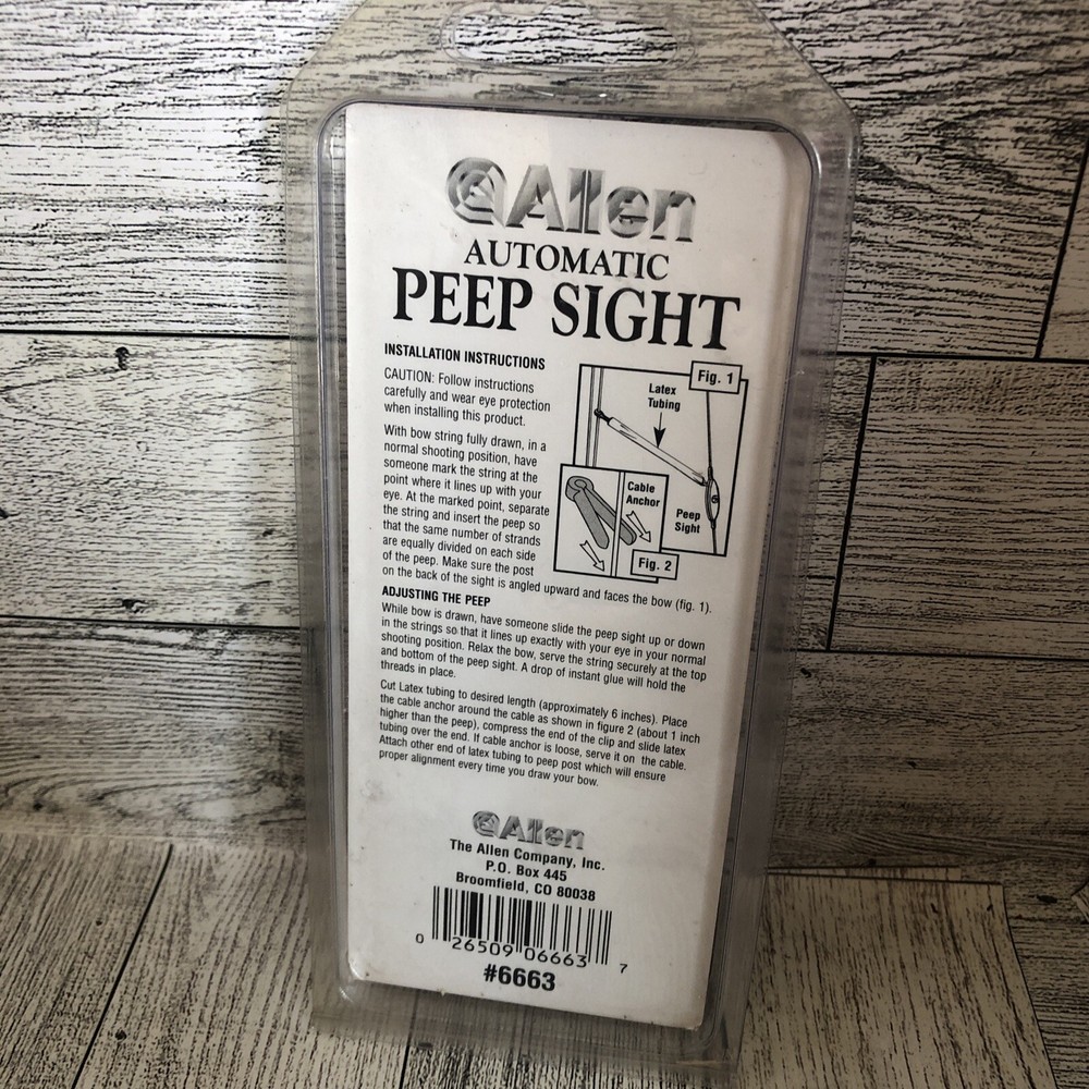 Allen automatic peep sight