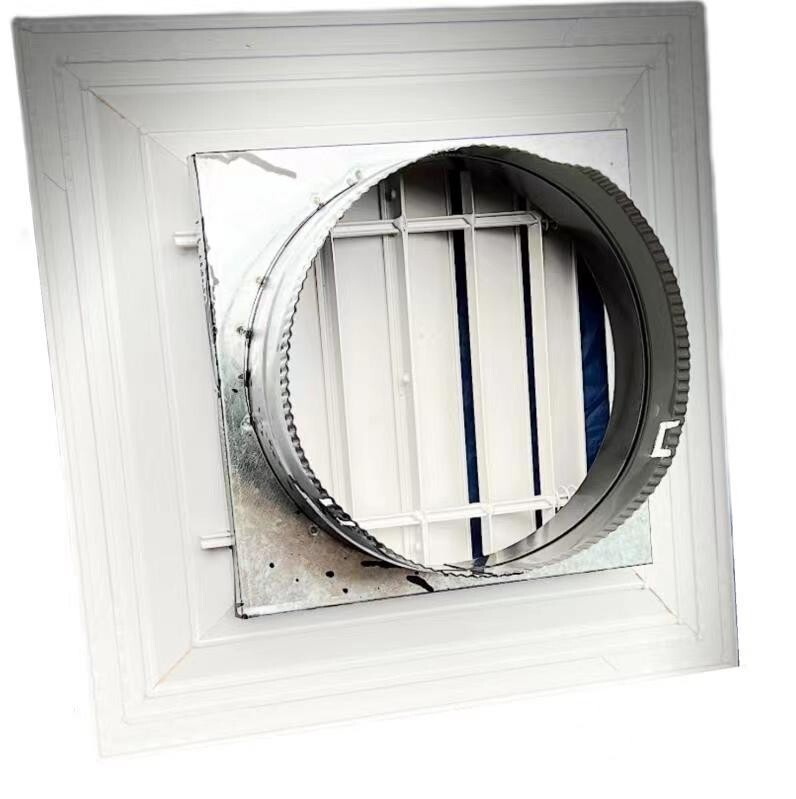 DUCT SQUARE 2 WAY LAY-IN CELILING AIR DIFFUSER WITH ADAPTER LD20-375/225x200