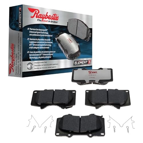 Element3 Automotive Replacement Rear Brake Pad Set for Select 2005-2012
