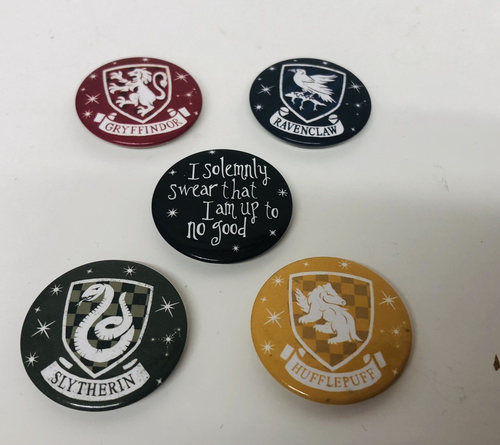 Harry Potter Bundle, Stretchy Bracelets, Button Badges, & Keychains X 17 Items