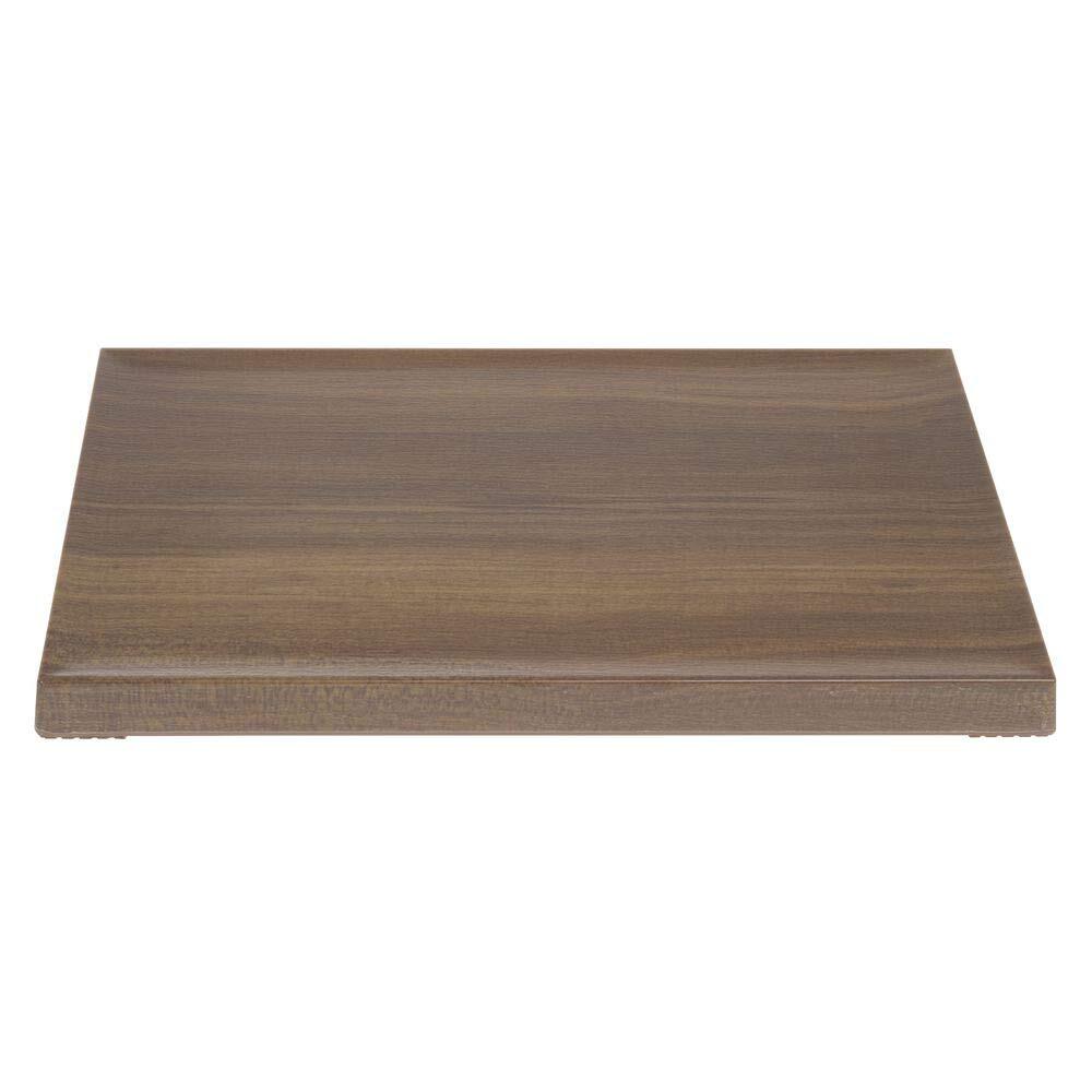 HUBERT Acacia Melamine Replacement Top for Rectangular Riser - 10 1/2"L x 6