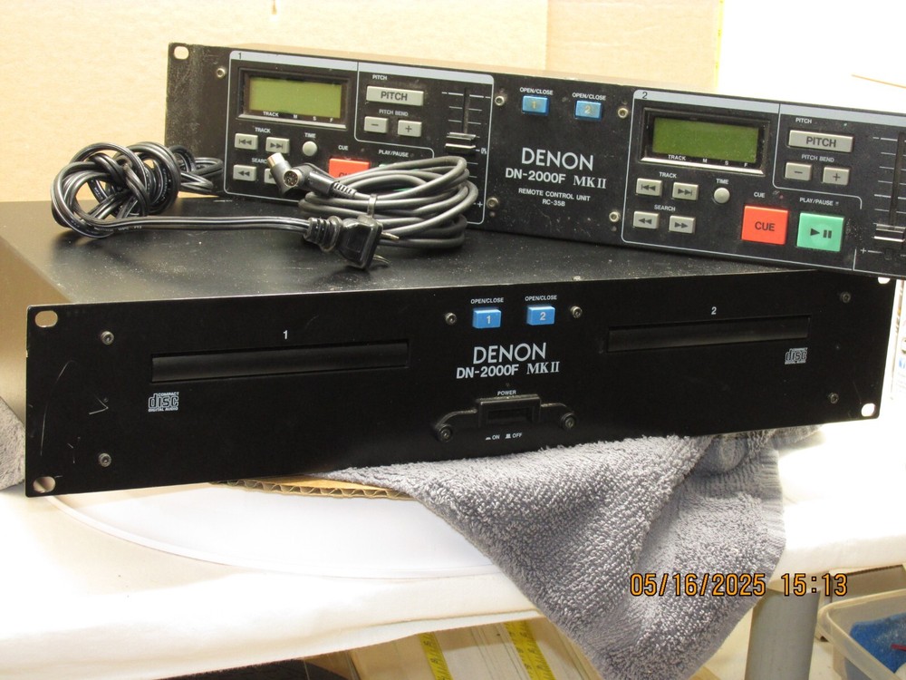 The listing is:(1)Denon DN-2000F MKII Double CD Player And Remote Control Unit