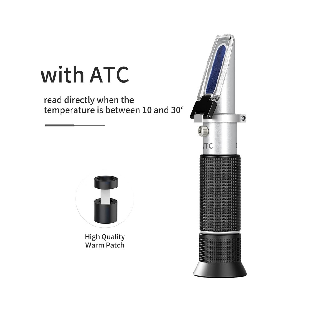 0-80% Brix Meter Refractometer, Refractometer Honey,Portable Refractometer, R...