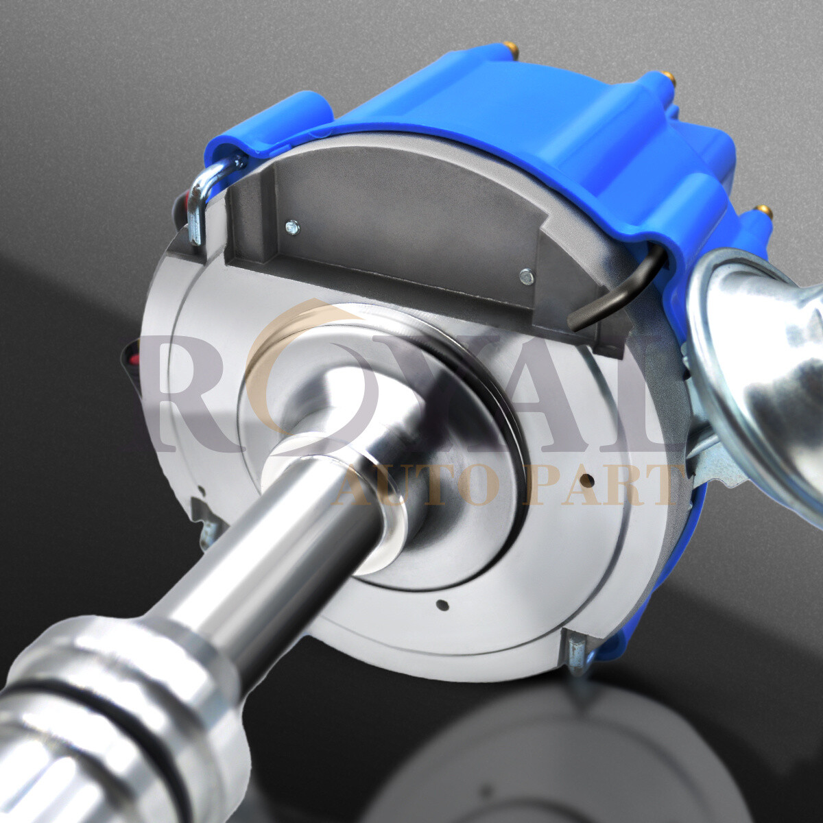 HEI Distributor For Ford Windsor SBF 351W Drop In One Wire w/ 65kv Coil Blue