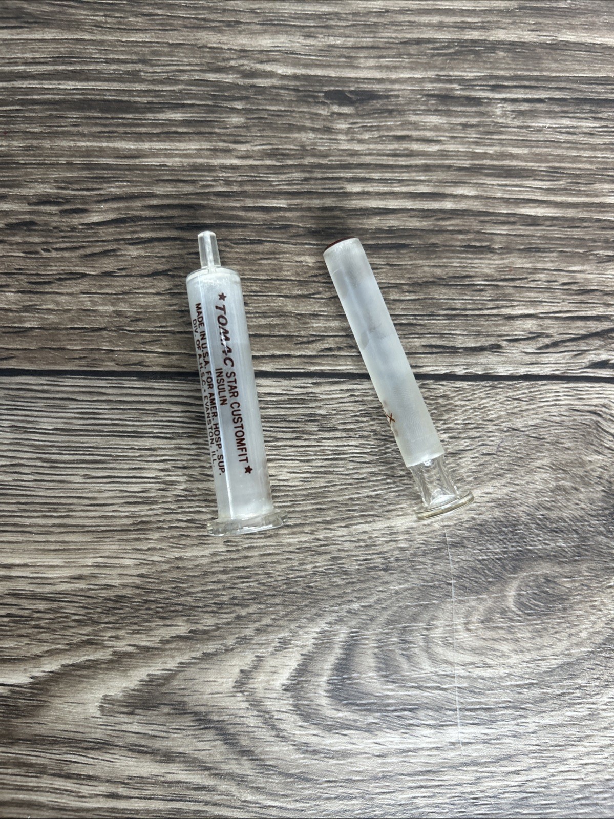 Vintage Glass Syringe Lot – 2cc 20cc 50cc – ACE BD Tomac – USA Made