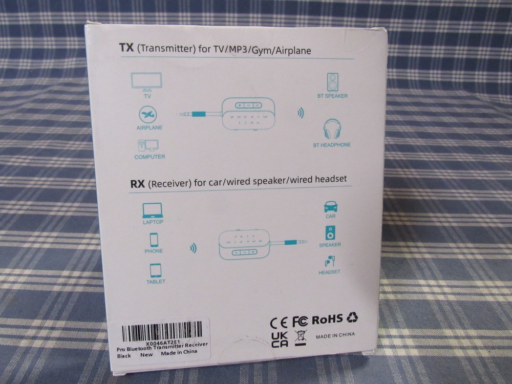 Beeitzie B101 Pro Wireless Audio Receiver Transmitter Bluetooth (New) FREE SHIP.