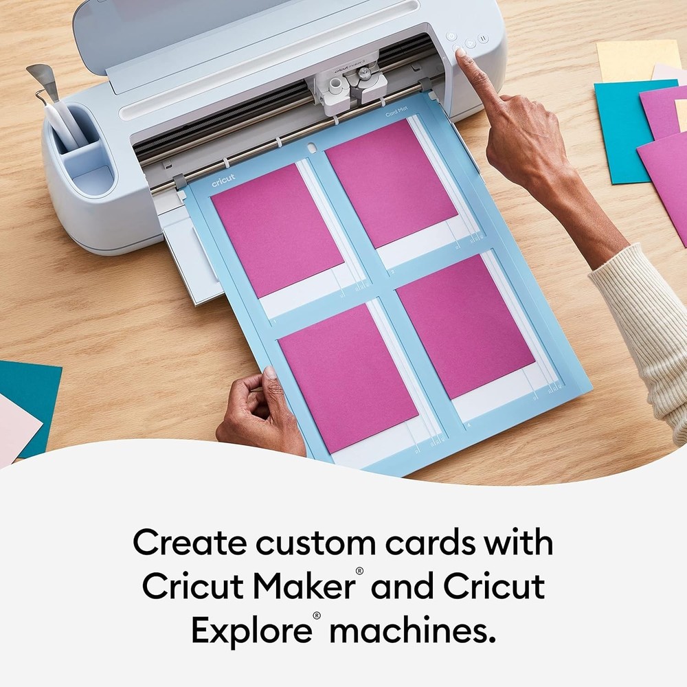 Card Mat 2x2, Reusable, Non-Slip Craft Mat, Create Four Cards Simultaneously,...