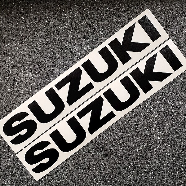 Suzuki GLOSS BLACK decals 750 stickers 600 gsxr 1000 sv 650 250 gsx f 8r moto gp