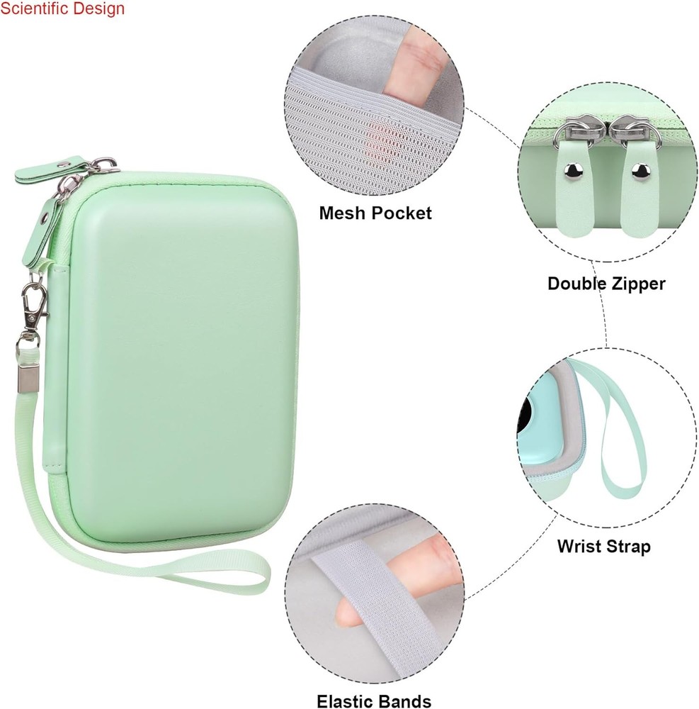 Elonbo Carrying Case for Phomemo D30 Label Maker Machine/for Green