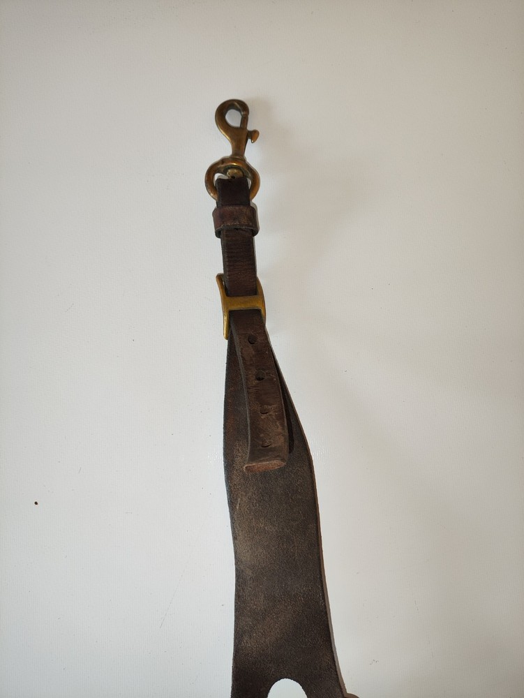 Circle Y Saddle Brown Leather Crupper