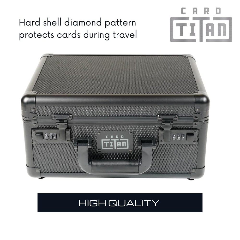 Premium Trading Card Storage Box - Lockable 3 Row Case for 108 PSA Slabs