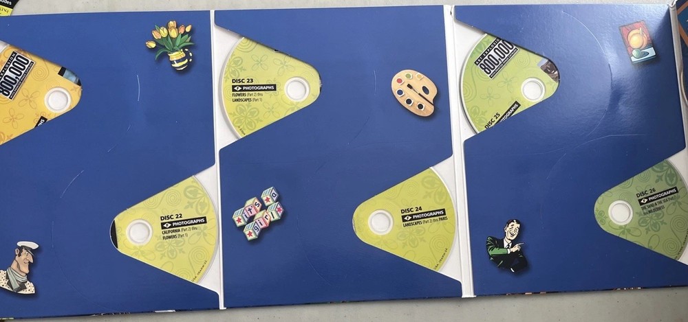 ART EXPLOSION 800,000 Clip Art Library Software PC 34 CD Image Graphics