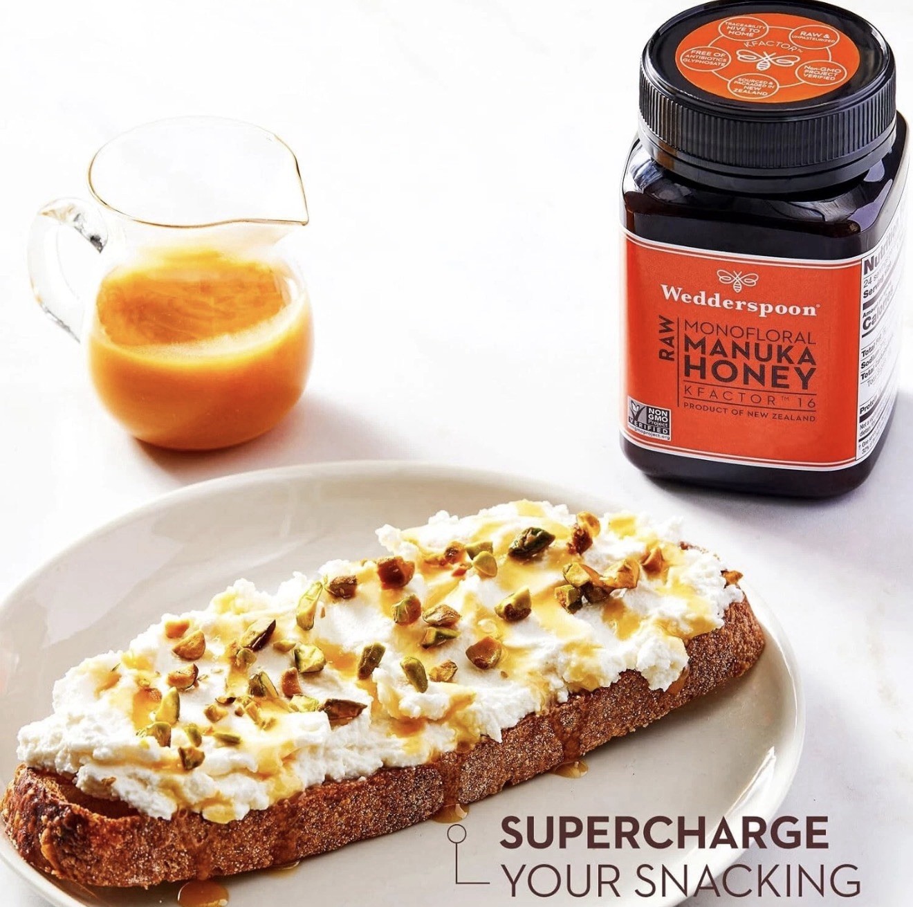 Wedderspoon, Raw Monofloral Manuka Honey, KFactor 16, 8.8 oz (250g) BB MAR 2028+