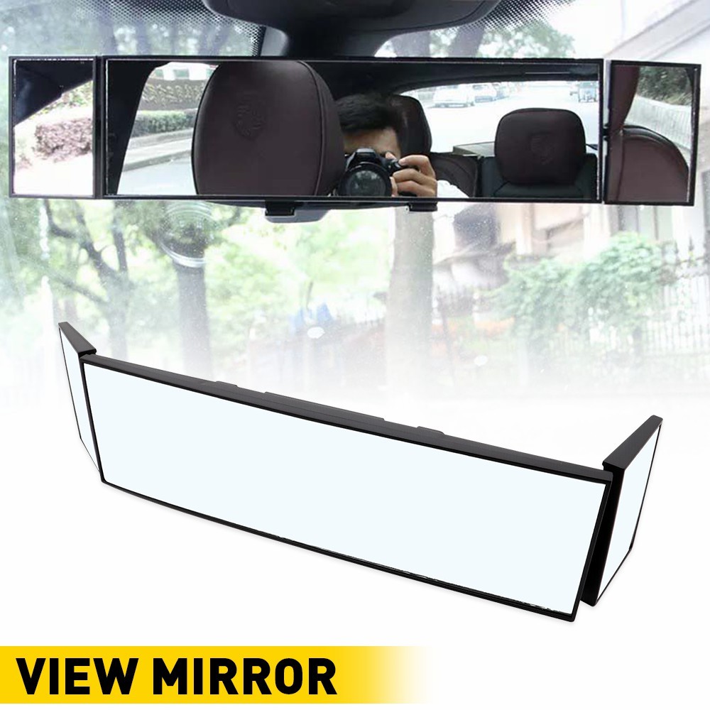 390mm Extendable Car View Rearview Mirror Interior Rear Wide Angle Windshield
