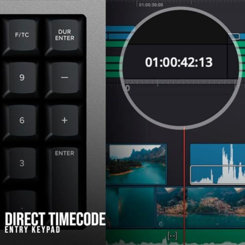 Blackmagic Design DaVinci Resolve Editor Keyboard with Resolve Software