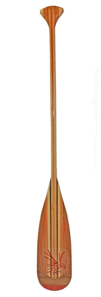 59" Handcrafted Beavertail style canoe paddle