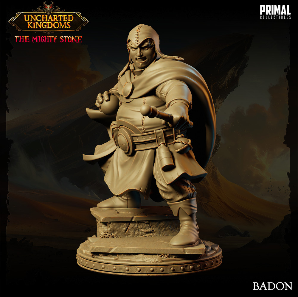 Badon (Mage)-3D Printed Resin RPG/Tabletop Gaming Miniature/Bust