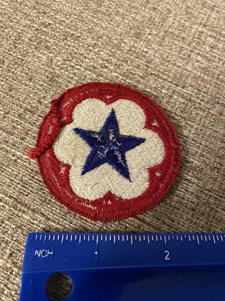 US Army Service Forces Patch Blue Star INV5545