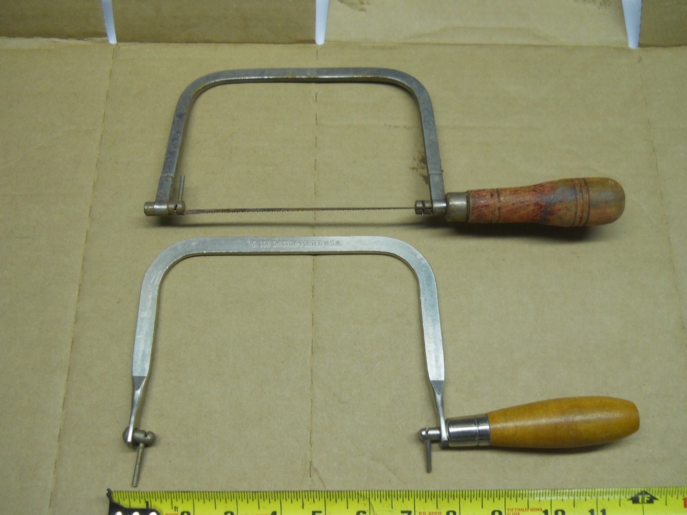 2 VINTAGE COPING SAWS KEENKUTTER AND DISSTON PORTER