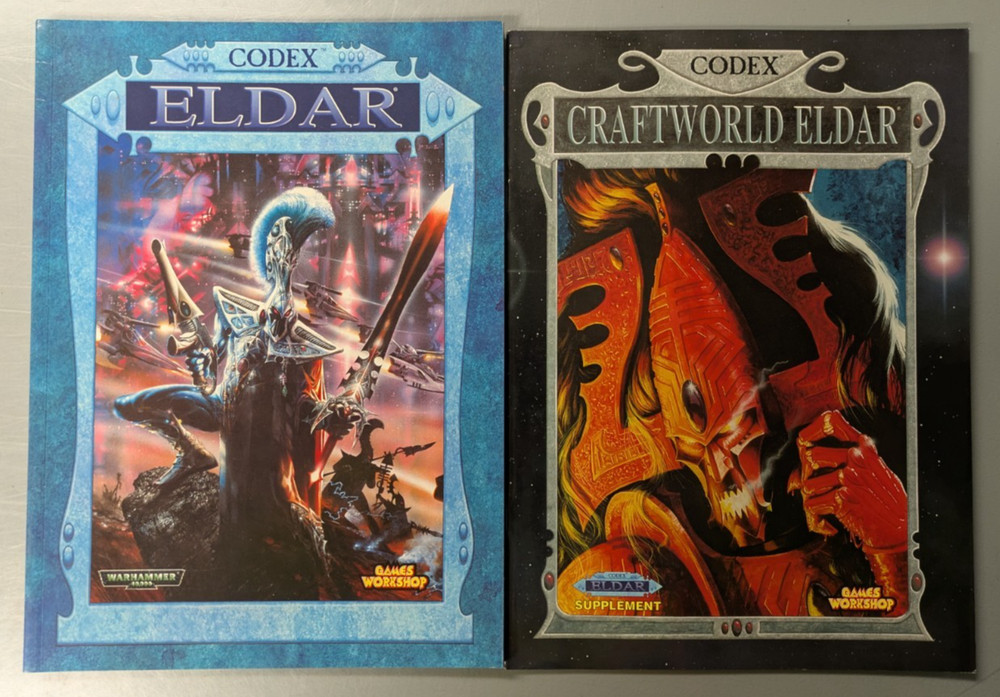 Codex Craftworld Eldar Supplement Softcover Warhammer 40,000 40K 3rd Ed Lot Set