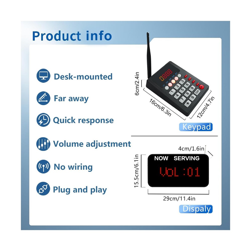 Take a Number System Queue Calling System Now Serving Queue Management System...