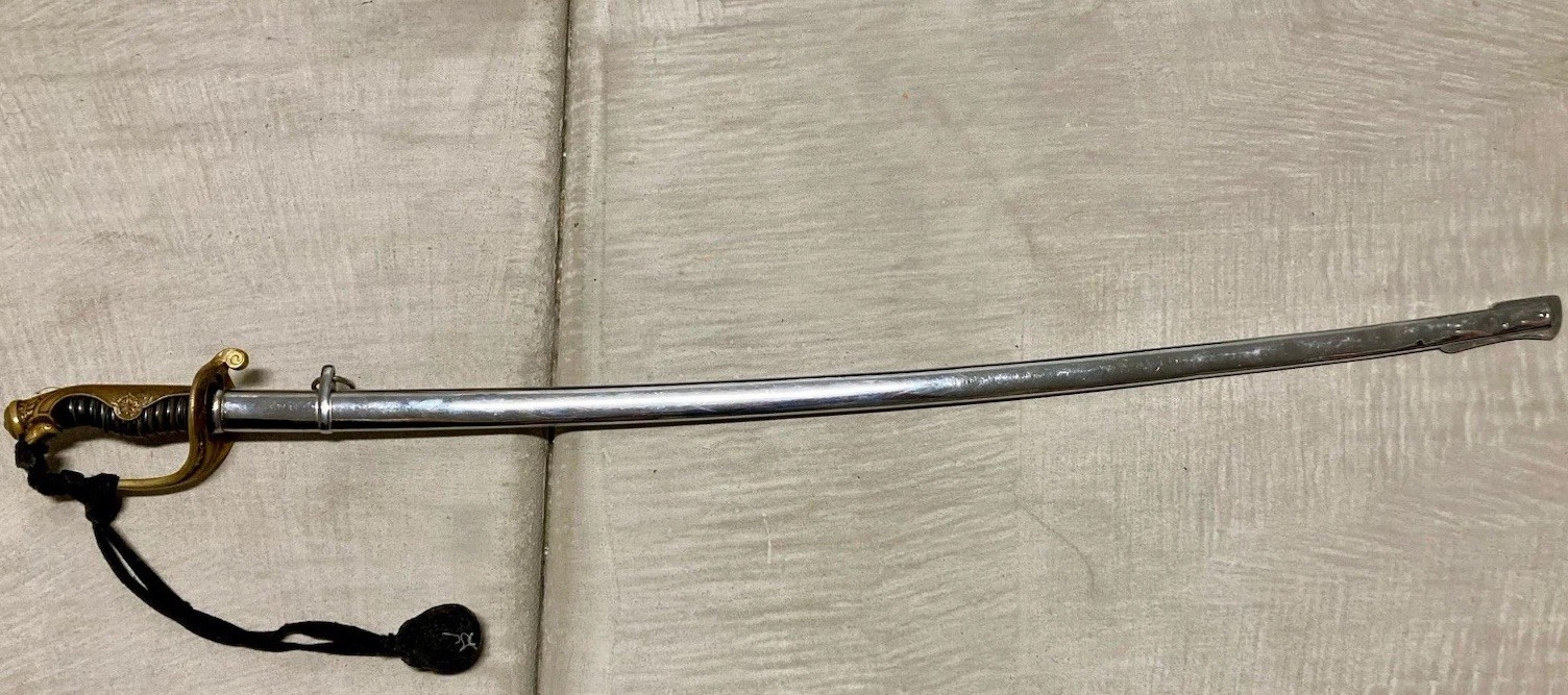 Original WW2 Japanese Army Parade Sword With Tassel Rope Scabbard WWII Military