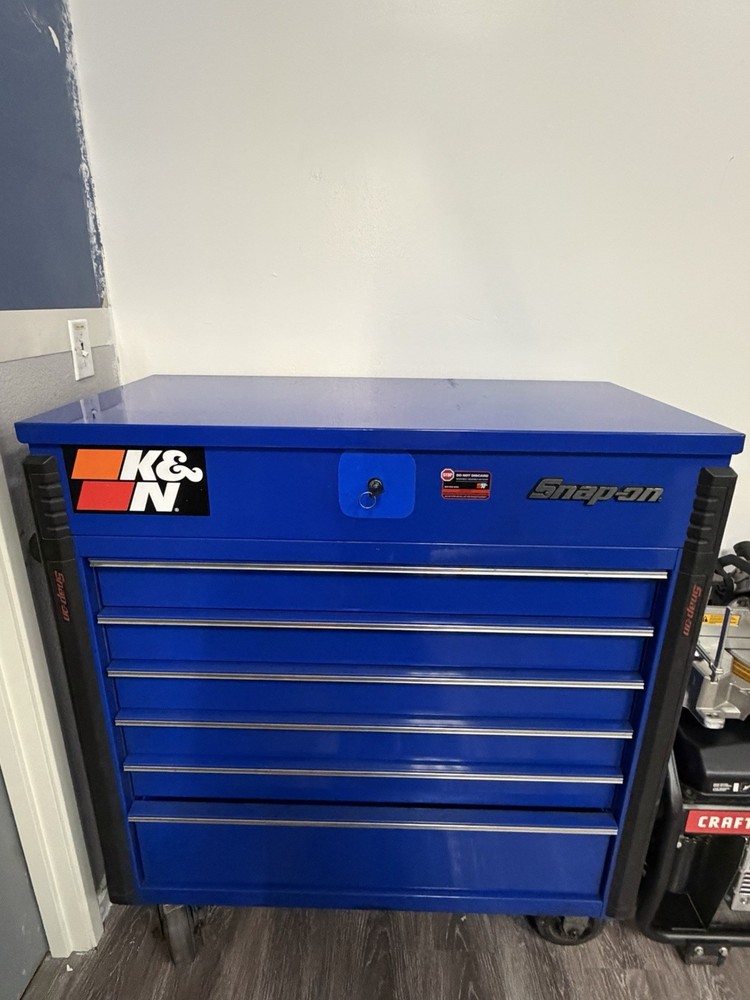 Snap-On 6 Drawer Flip Top Tool Box Blue